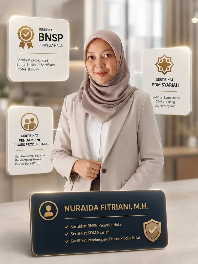 Nuraida Fitriani, Konsultan Halal & Legalitas