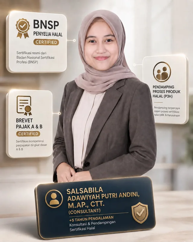 Salsabila Adawiyah Putri Andini, Konsultan Halal & Legalitas